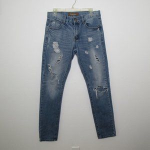 CRYSP DENIM Ripped Distressed Jeans Mens Size 32